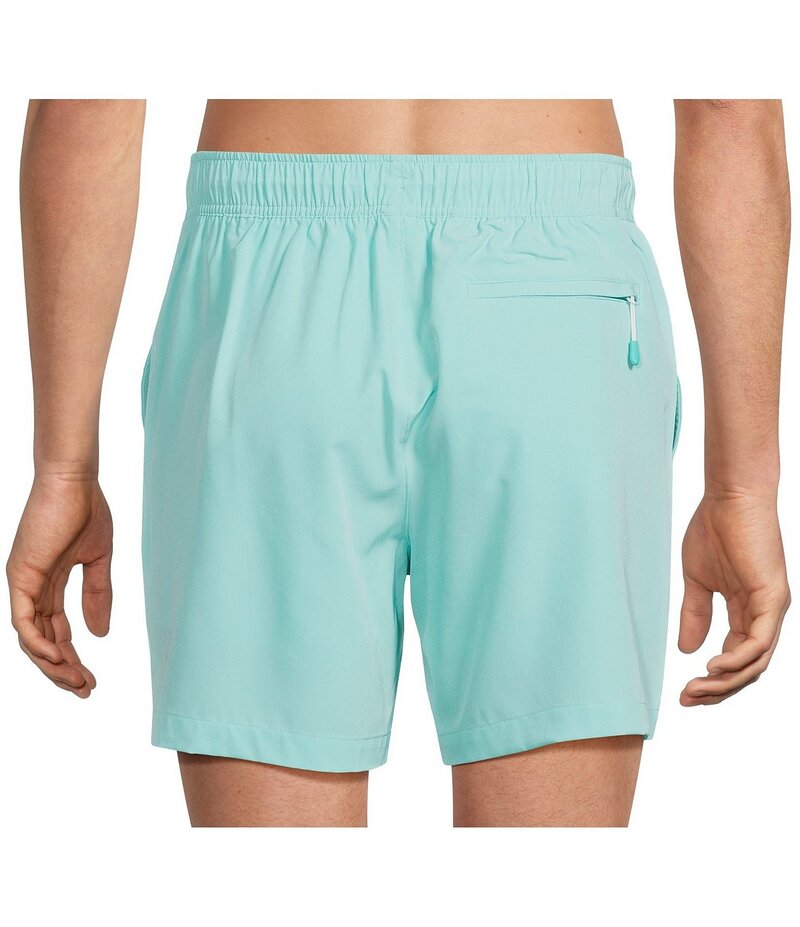 【送料無料】 カリビアン メンズ ハーフパンツ・ショーツ 水着 Palmsway 6 Solid Swim Trunks Soft Teal