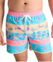 【送料無料】 チャビーズ メンズ ハーフパンツ・ショーツ 水着 Rodeo Stingray Classic 5.5 Swim Trunks Bright Bl...
