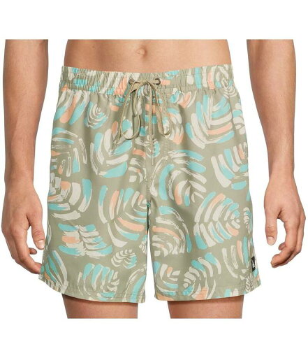 【送料無料】 クイックシルバー メンズ ハーフパンツ・ショーツ 水着 Everyday Mix 17 Inseam Volley Swim Trunks Pale Aloe 【送料無料】 クイックシルバー メンズ ハーフパンツ・ショーツ 水着 Everyday Mix 17 Inseam Volley Swim Trunks Pale Aloe