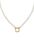 【送料無料】 ジェームズ エイヴリー レディース ネックレス・チョーカー アクセサリー Cultured Pearl Changeable 14K Gold Charm Holder Short Pendant Necklace 14K Gold(4)