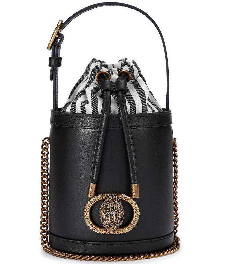 【送料無料】 カートジェイガーロンドン レディース ショルダーバッグ バッグ Small Chelsea Round Bucket Bag Black