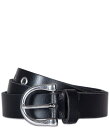 【送料無料】 フライ レディース ベルト アクセサリー 0.98 Horseshoe Buckle Leather Belt Black