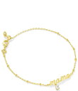 【送料無料】 ケンドラスコット レディース ブレスレット・バングル・アンクレット アクセサリー Mama Crystal Delicate Chain Line Bracelet Gold(4)