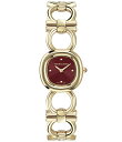 【送料無料】 サルヴァトーレ フェラガモ レディース 腕時計 アクセサリー Women's Double Gancini Quartz Analog Gold ...