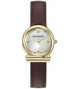 【送料無料】 サルヴァトーレ フェラガモ レディース 腕時計 アクセサリー Women's Gancini Twisted Quartz Analog Gold...