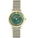 【送料無料】 ヴェルサーチ レディース 腕時計 アクセサリー Women's Greca Fortuna Analog Two Tone Stainless B...