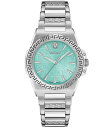 【送料無料】 ヴェルサーチ レディース 腕時計 アクセサリー Women's Greca Reaction Analog Stainless Steel Bra...