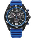 【送料無料】 シチズン レディース 腕時計 アクセサリー Men's Brycen Chronograph Strap Watch Blue