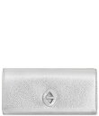【送料無料】 レベッカミンコフ レディース ショルダーバッグ バッグ Metallic Leather G Wallet Crossbody Bag Silver