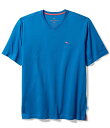 【送料無料】 トッミーバハマ メンズ シャツ トップス Big & Tall New Bali Skyline Short Sleeve V-Neck T-Shirt Skydiver Blue