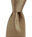【送料無料】 ヒッキーフリーマン メンズ ネクタイ アクセサリー Print Micro 3 1/4 Silk Tie Gold