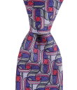 【送料無料】 テッドベーカー メンズ ネクタイ アクセサリー 3 1/8 Chilton Geo Print Tie Blue