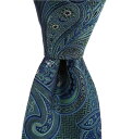 【送料無料】 テッドベーカー メンズ ネクタイ アクセサリー 3 1/8 Lollard Paisley Tie Green