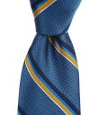 【送料無料】 テッドベーカー メンズ ネクタイ アクセサリー 3 1/8 Geffry Stripe Silk Tie Blue