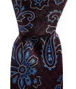 【送料無料】 ダニエル クレミュ メンズ ネクタイ アクセサリー Brushed Paisley 3 Silk Tie Purple