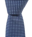 【送料無料】 ダニエル クレミュ メンズ ネクタイ アクセサリー Micro Circle Print 3 Tie Blue