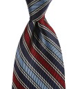 【送料無料】 ダニエル クレミュ メンズ ネクタイ アクセサリー Dillon Stripe 3.4 Silk Tie Red