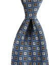 【送料無料】 ダニエル クレミュ メンズ ネクタイ アクセサリー Alvin Multi Squares 3.4 Silk Tie Blue
