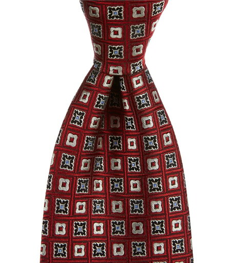 【送料無料】 ダニエル クレミュ メンズ ネクタイ アクセサリー Alvin Multi Squares 3.4 Silk Tie Red 【送料無料】 ダニエル クレミュ メンズ ネクタイ アクセサリー Alvin Multi Squares 3.4 Silk Tie Red