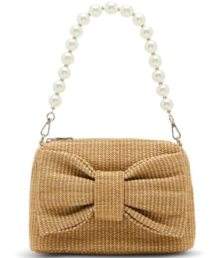【送料無料】 ベッツィジョンソン レディース ショルダーバッグ バッグ Straw Bow Pearl Statement Handle Shoulder Bag Natural 【送料無料】 ベッツィジョンソン レディース ショルダーバッグ バッグ Straw Bow Pearl Statement Handle Shoulder Bag Natural