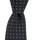 【送料無料】 ヒューゴボス メンズ ネクタイ アクセサリー Line Patterned 2.9 Silk Tie Dark Blue