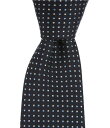 【送料無料】 ヒューゴボス メンズ ネクタイ アクセサリー Dotted 2.9 Silk Tie Dark Blue