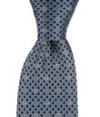 【送料無料】 ヒューゴボス メンズ ネクタイ アクセサリー Open Neat Patterned 2.9 Silk Tie Blue