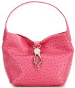 【送料無料】 ドーネイアンドバーク レディース ショルダーバッグ バッグ Ostrich Logo Lock Hobo Shoulder Bag Fuchsia(4)