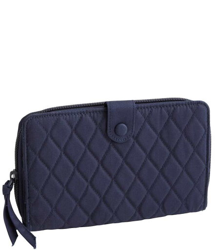 【送料無料】 ベラブラッドリー レディース 財布 アクセサリー Large Tab Wallet Peacoat 【送料無料】 ベラブラッドリー レディース 財布 アクセサリー Large Tab Wallet Peacoat