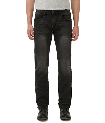 【送料無料】 バッファロー・デイビッド・ビトン メンズ デニムパンツ ボトムス Six Straight Fit Sanded Jeans Black 【送料無料】 バッファロー・デイビッド・ビトン メンズ デニムパンツ ボトムス Six Straight Fit Sanded Jeans Black