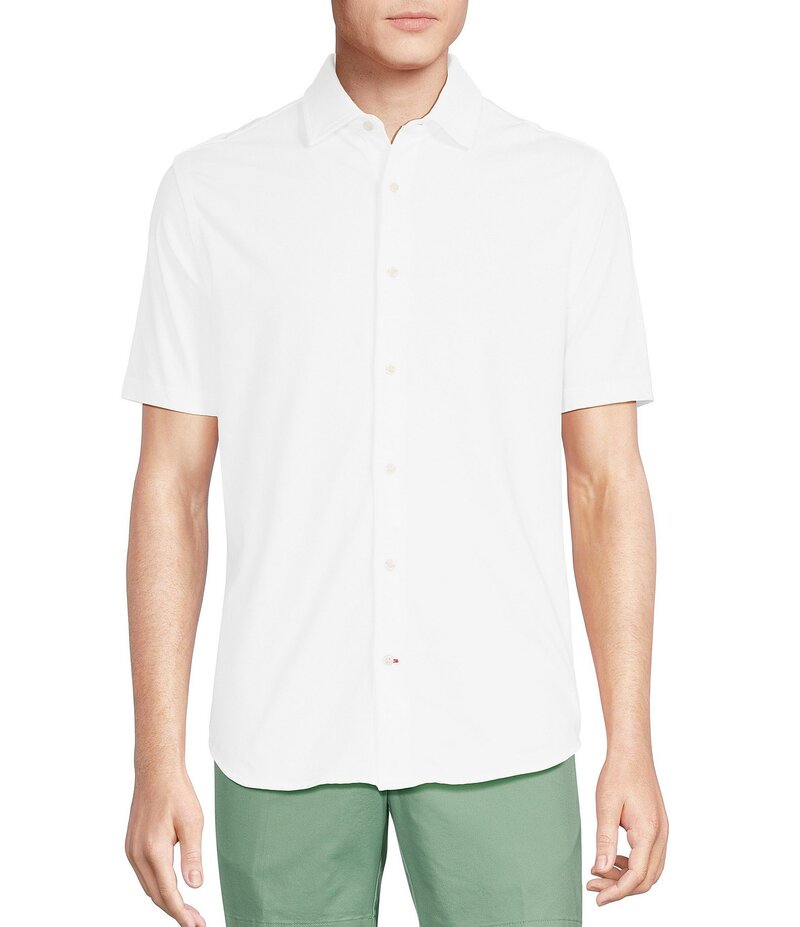 ˥ ߥ  ȥåץ   㡼 Cremieux Blue Label Stretch Jersey Solid Short ...