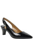 【送料無料】 ジェイレニー レディース ヒール シューズ Mayetta Slingback Pearlized Patent Pumps Taupe