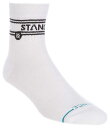 【送料無料】 スタンス メンズ 靴下 アンダーウェア Quarter Socks 3-Pack White(4)