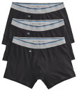 【送料無料】 マック ウェルダン メンズ ブリーフパンツ アンダーウェア CloudFX 3 Inseam Trunks 3-Pack True Black