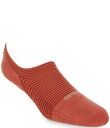 【送料無料】 ボンバス メンズ 靴下 アンダーウェア Solid Feedstripe Cushion No Show Socks Washed Tecotta