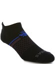 【送料無料】 ボンバス メンズ 靴下 アンダーウェア Double Stripe All Purpose Ankle Socks Black Cobalt