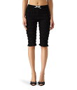 【送料無料】 スティーブ マデン レディース カジュアルパンツ ボトムス Misty Ruched Capri Pants Black