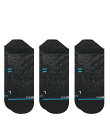 【送料無料】 スタンス メンズ 靴下 アンダーウェア Light Performance Run Tab Socks 3-Pack Black