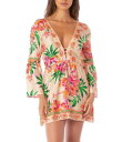 【送料無料】 マージ レディース ワンピース トップス Agnes Bubbly Blossom Open Back Mini Cover-Up Dress M...