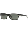 【送料無料】 ペルソル レディース サングラス・アイウェア アクセサリー Men's PO2803S 58mm Rectangle Polarized Sung...