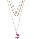 【送料無料】 ベッツィジョンソン レディース ネックレス・チョーカー アクセサリー Garden Glam Dragonfly Long Multi-Strand Necklace Pink(4)