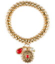 【送料無料】 パトリシアナシュ レディース ブレスレット・バングル・アンクレット アクセサリー Etched Lotus Stretch Bracelet Ma...