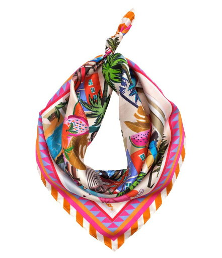 【送料無料】 エコー レディース マフラー・ストール・スカーフ アクセサリー Positano Bandana Scarf Pink Hibiscus 【送料無料】 エコー レディース マフラー・ストール・スカーフ アクセサリー Positano Bandana Scarf Pink Hibiscus