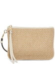 【送料無料】 エイミー ケステンバーグ レディース 財布 アクセサリー Midtown Wristlet Pouch Natural Raffia