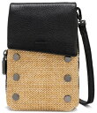 【送料無料】 ハミット レディース ショルダーバッグ バッグ VIP Raffia Gunmetal Mobile Crossbody Bag Chaparral Raffia/Gunmetal(4)