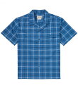 【送料無料】 マーモット メンズ シャツ トップス AirExchange SolarShield Camp Novelty Windowpane Short Sleeve Woven Camp Shirt Rain Cloud Windowpane