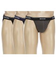 【送料無料】 ムラノ メンズ ブリーフパンツ アンダーウェア Jock Strap 3-Pack Black Assorted