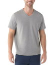 【送料無料】 スマートウール メンズ シャツ トップス Perfect V-Neck Short Sleeve T-Shirt Light Gray Heather(4)