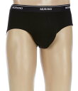 【送料無料】 ムラノ メンズ ブリーフパンツ アンダーウェア Low Rise 3-Pack Briefs Black