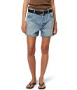 【送料無料】 ローラズ レディース ハーフパンツ・ショーツ ボトムス 90's Relaxed Mid Rise Raw Hem Denim Shorts Vintage Indigo